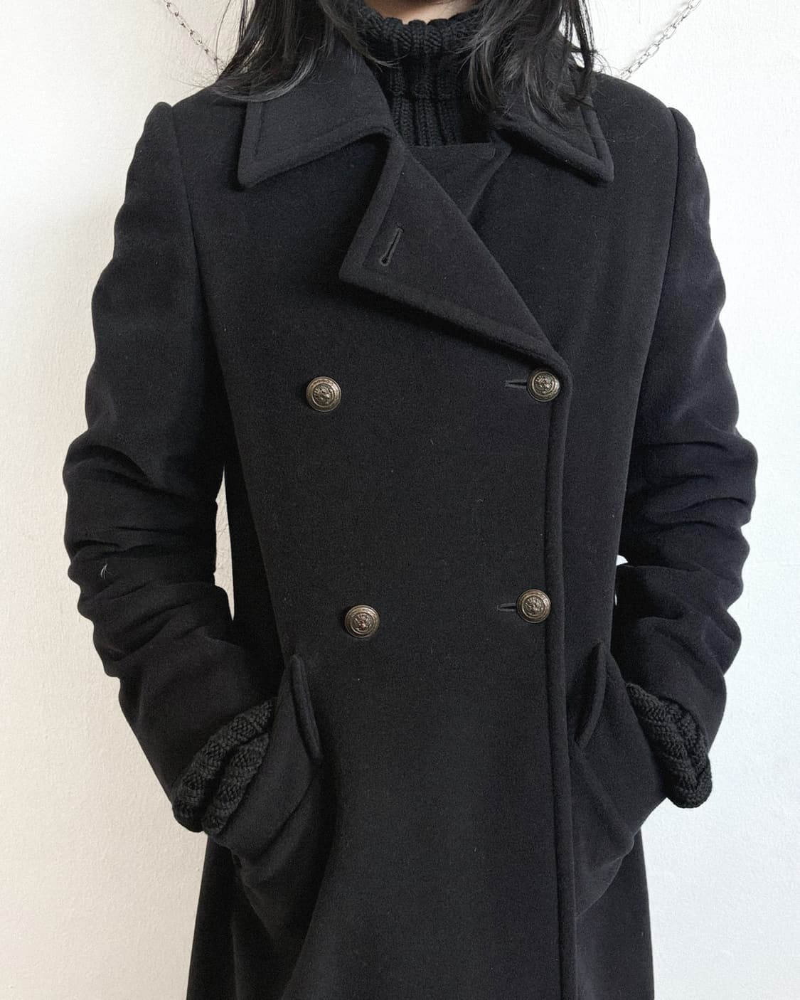 막스마라 위켄드 더블버튼 캐시미어 롱 코트 상품이미지5