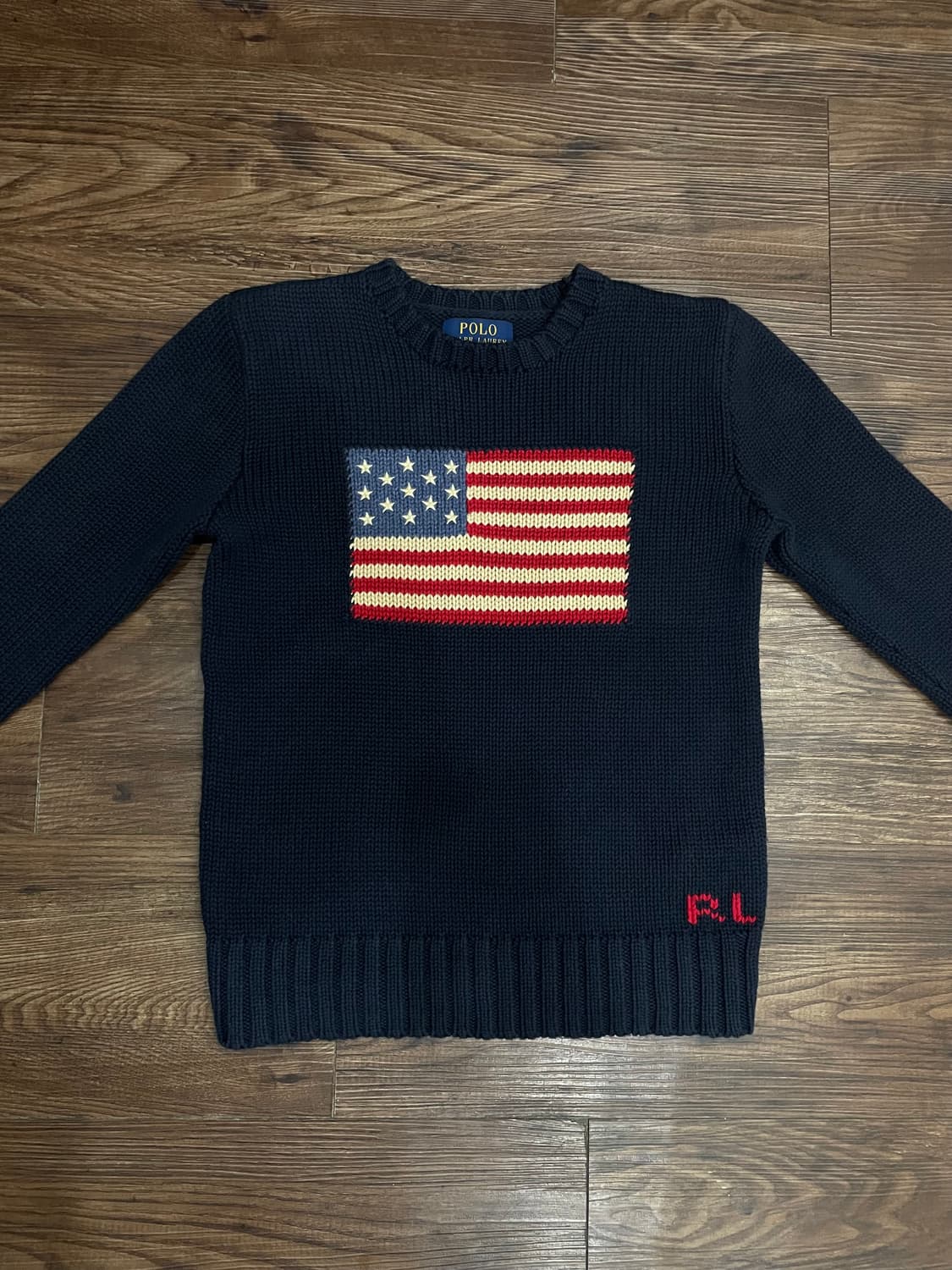 (여성44) 폴로 랄프로렌 여성 성조기 니트 스웨터 상품이미지1