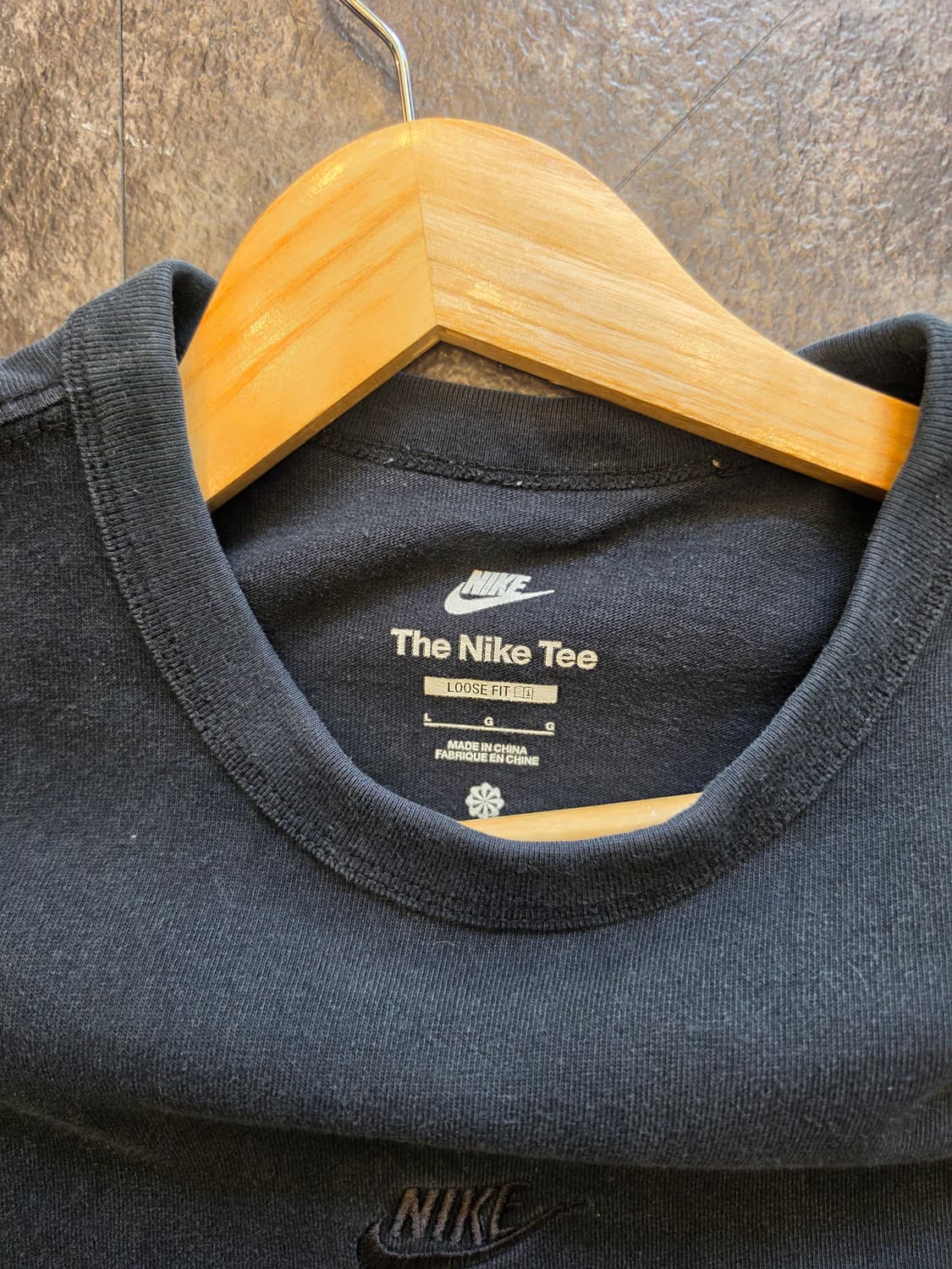 NIKE 프리미엄 에센셜 반팔 티셔츠 블랙 상품이미지3
