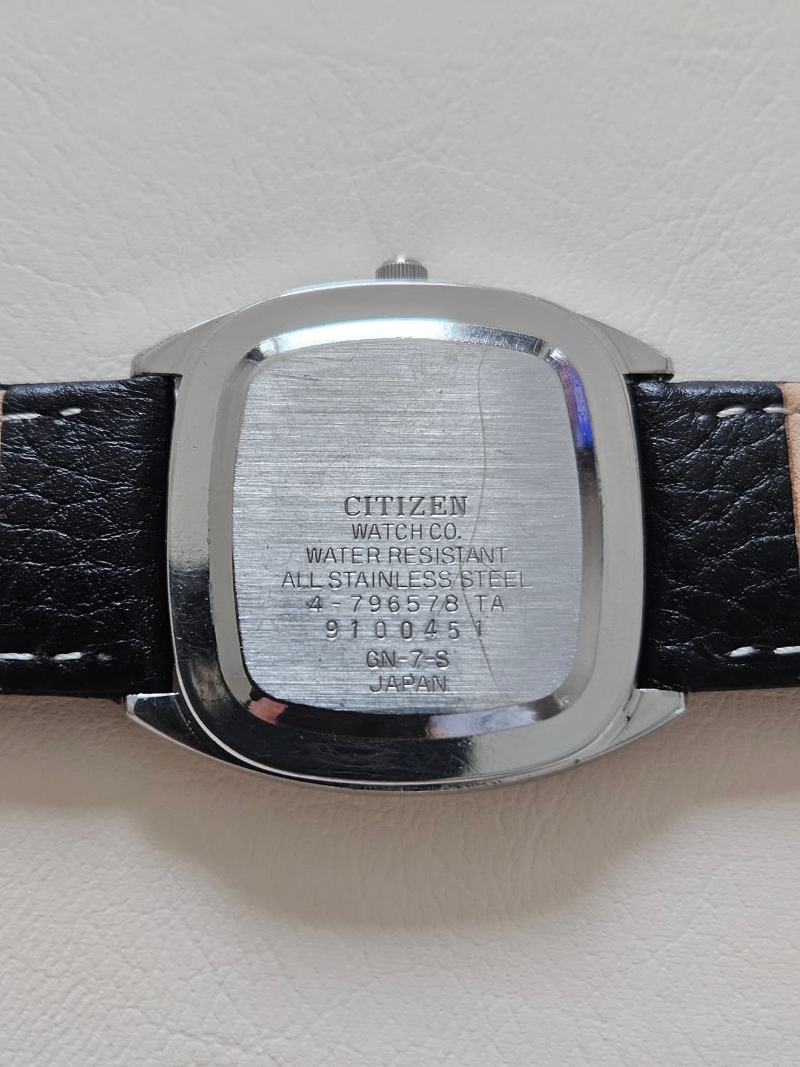 빈티지 시티즌 쿼츠 가죽 시계 상품이미지7