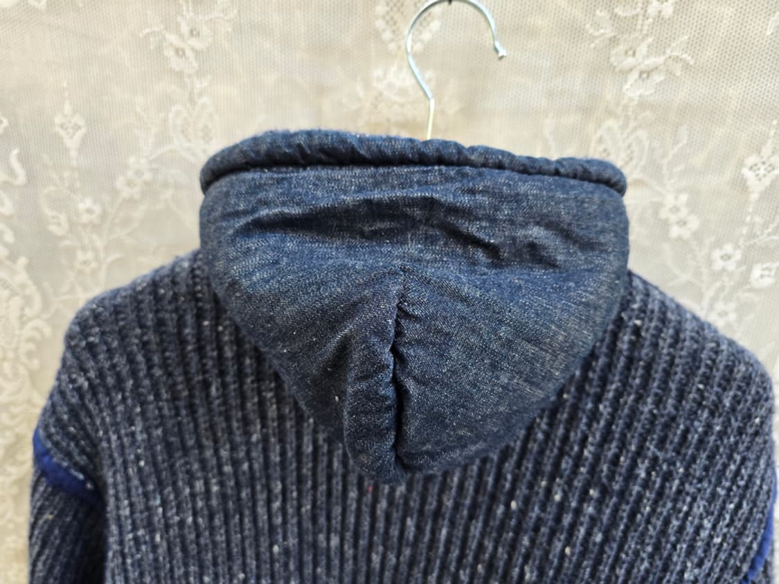 블루블루 재팬 헤비 코튼 니트 후드 집업 상품이미지6