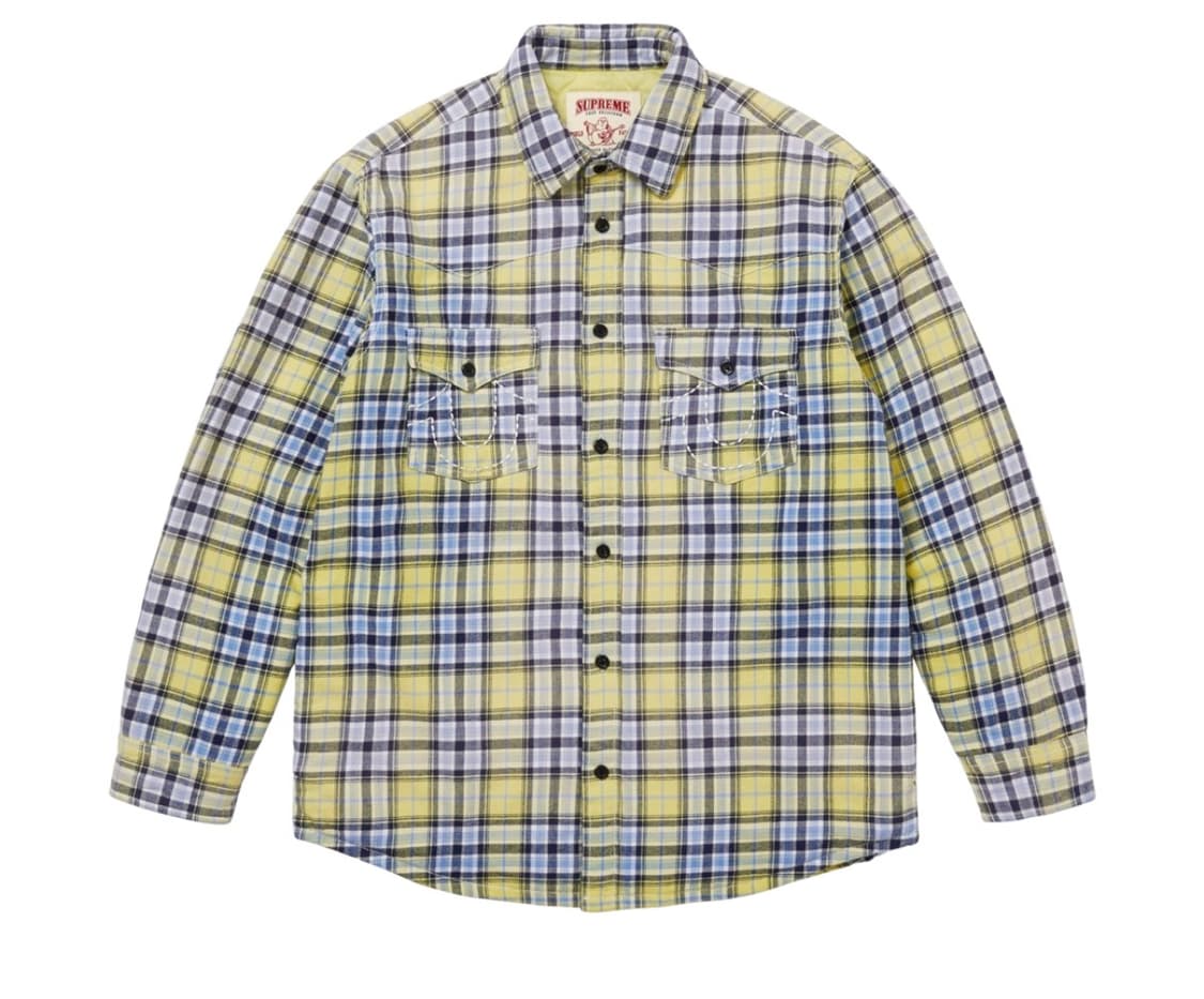 슈프림 트루릴리전 플레드 플란넬 셔츠 자켓 상품이미지1