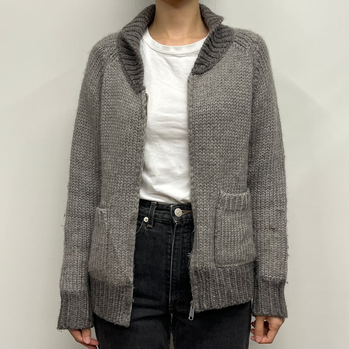 MHL wool 100% knit cardigan 상품이미지1