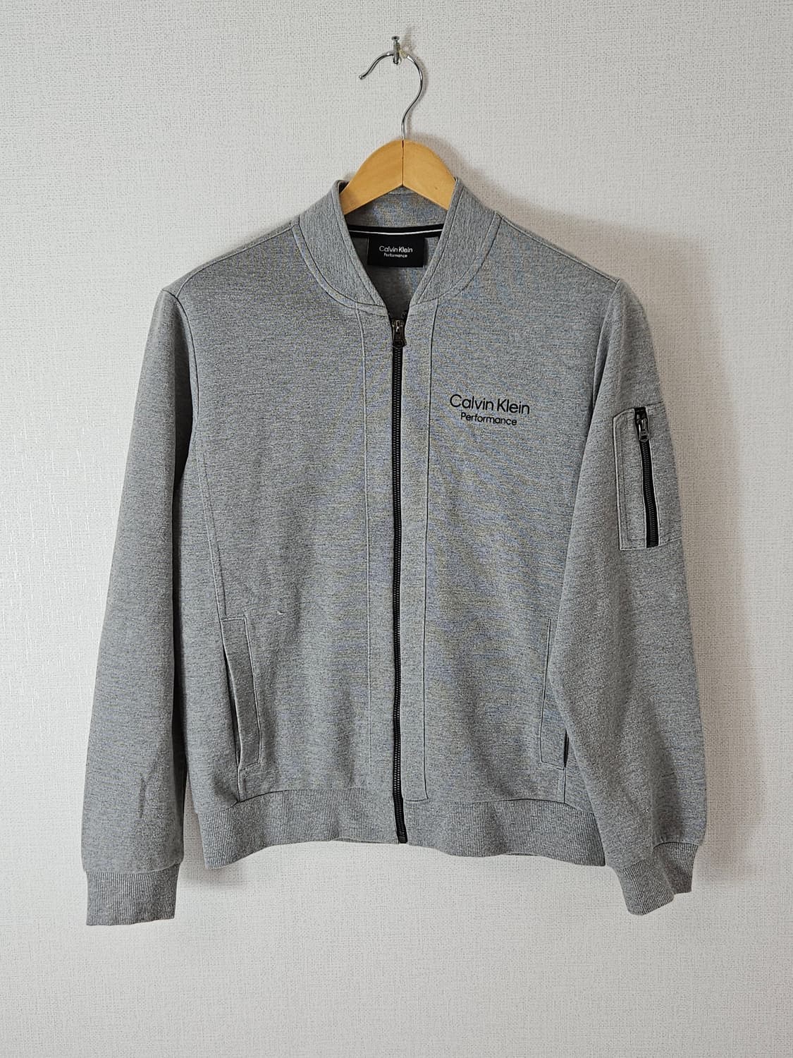캘빈클라인 퍼포먼스 코튼 블루종 트레이닝 져지 집업 M (거의 새상품) 상품이미지1