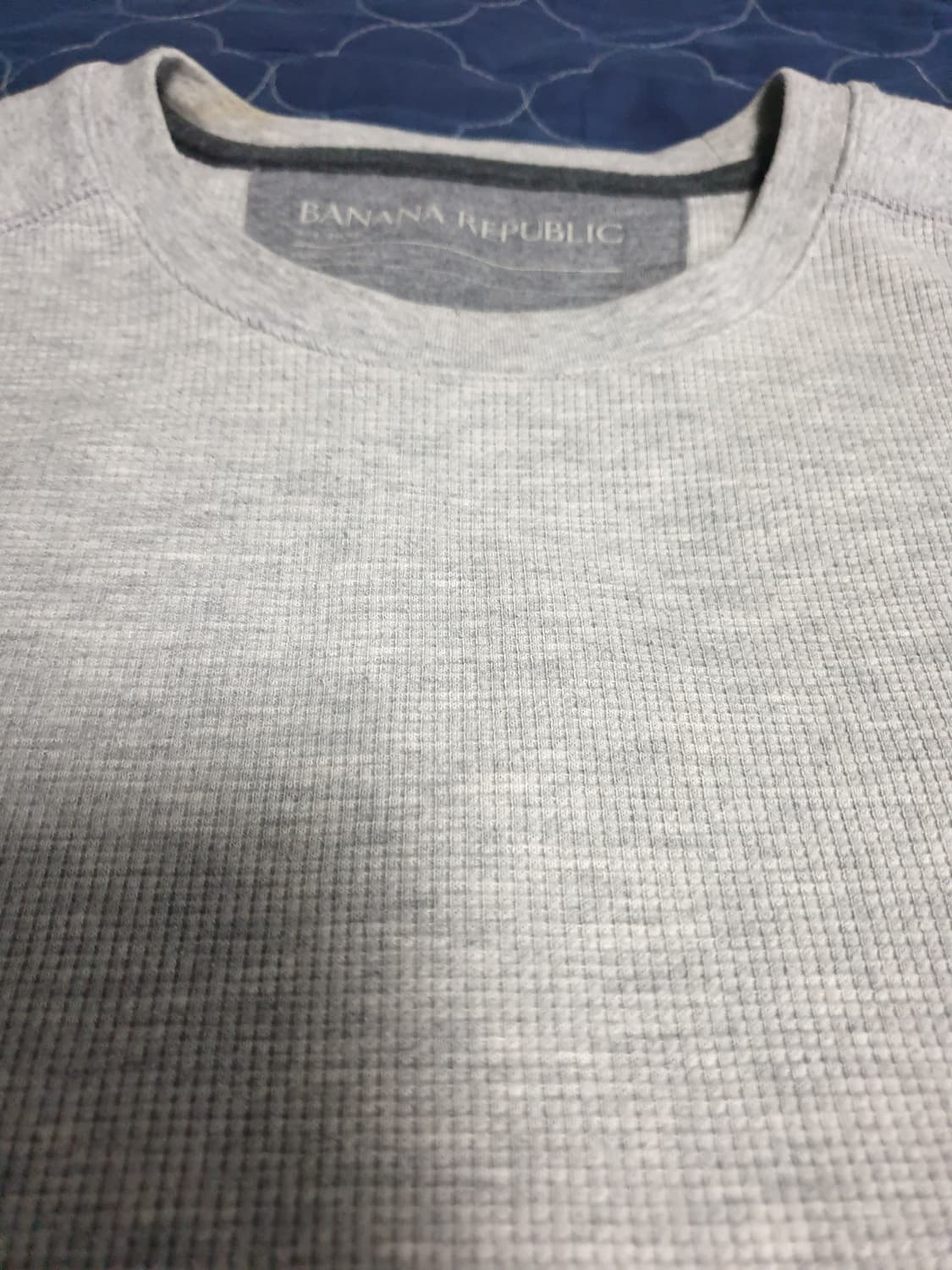 (빈티지) 바나나리퍼블릭 코튼 니트 롱슬리브 그레이 (M) 상품이미지2