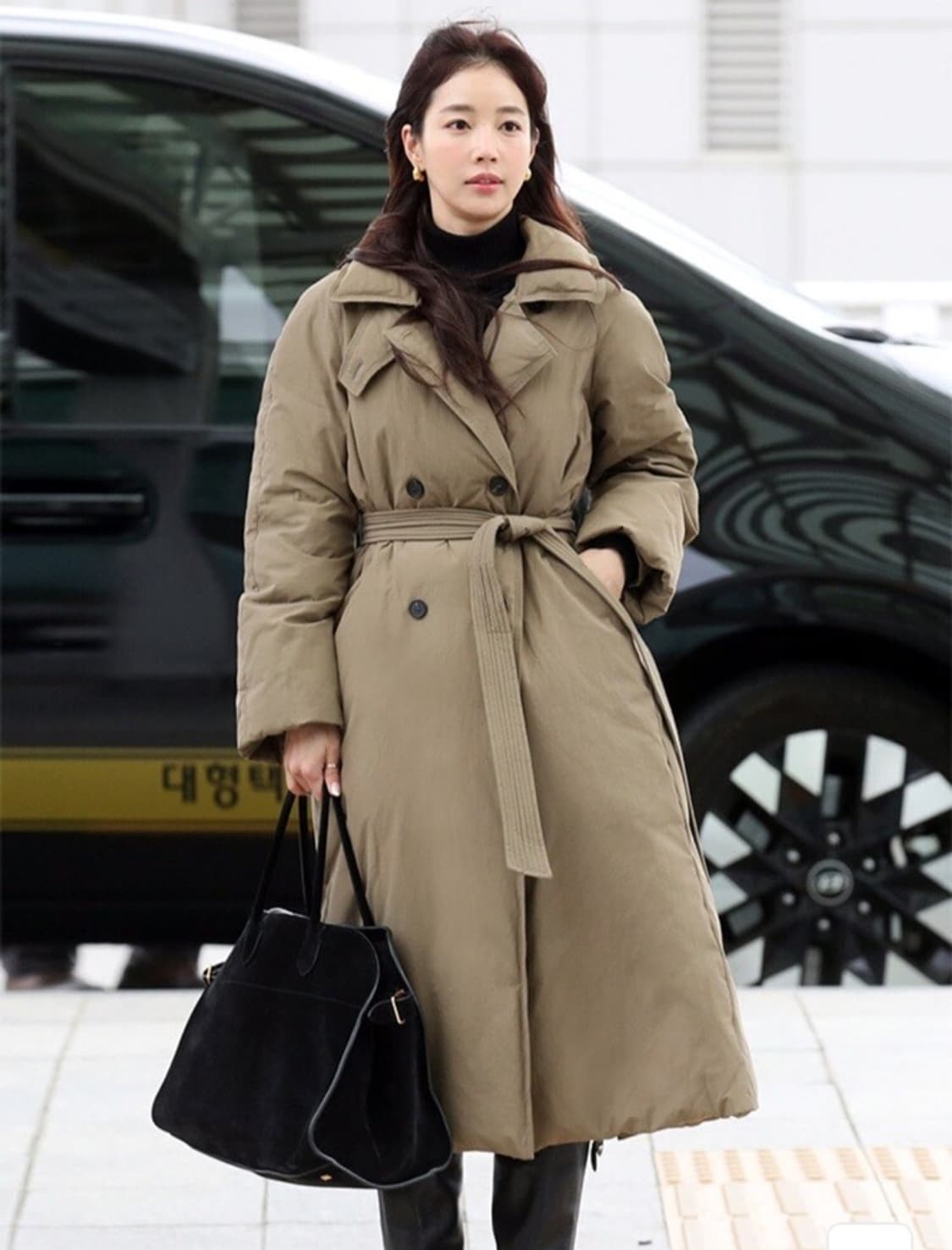 [55-66] 온앤온 트렌치 구스다운 브라운(기은세, 이주미 착용) 상품이미지2