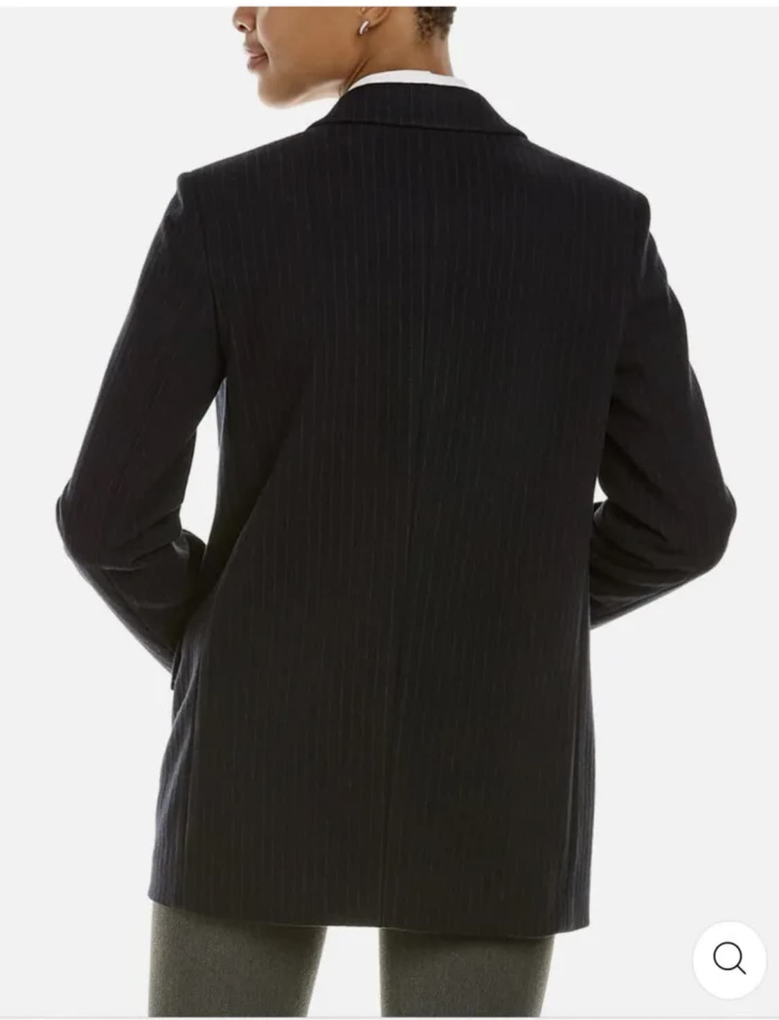 띠어리 여성 딥네이비 핀스트라이프 자켓 블레이저 80% 상품이미지4