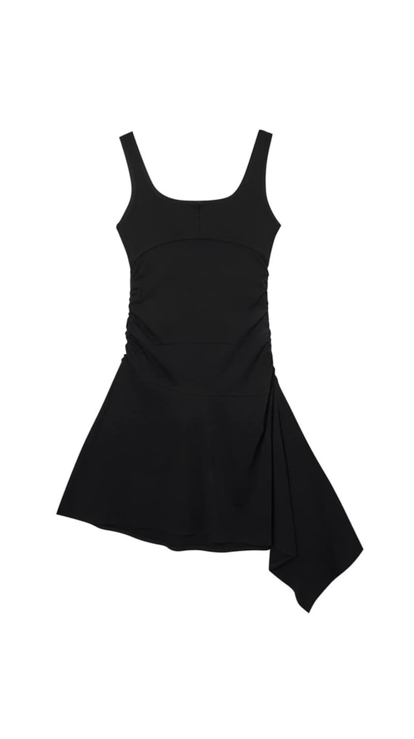 LCDC 뷔스티에 져지 원피스S 블랙  상품이미지6