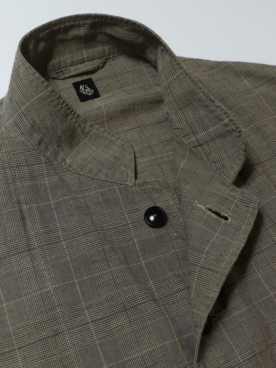 KAPTAIN SUNSHINE Glen Check Stand Collar 상품이미지4