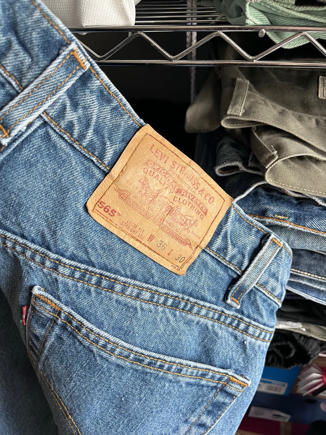 90s usa 리바이스 565 스트레이트 레그 상품이미지3