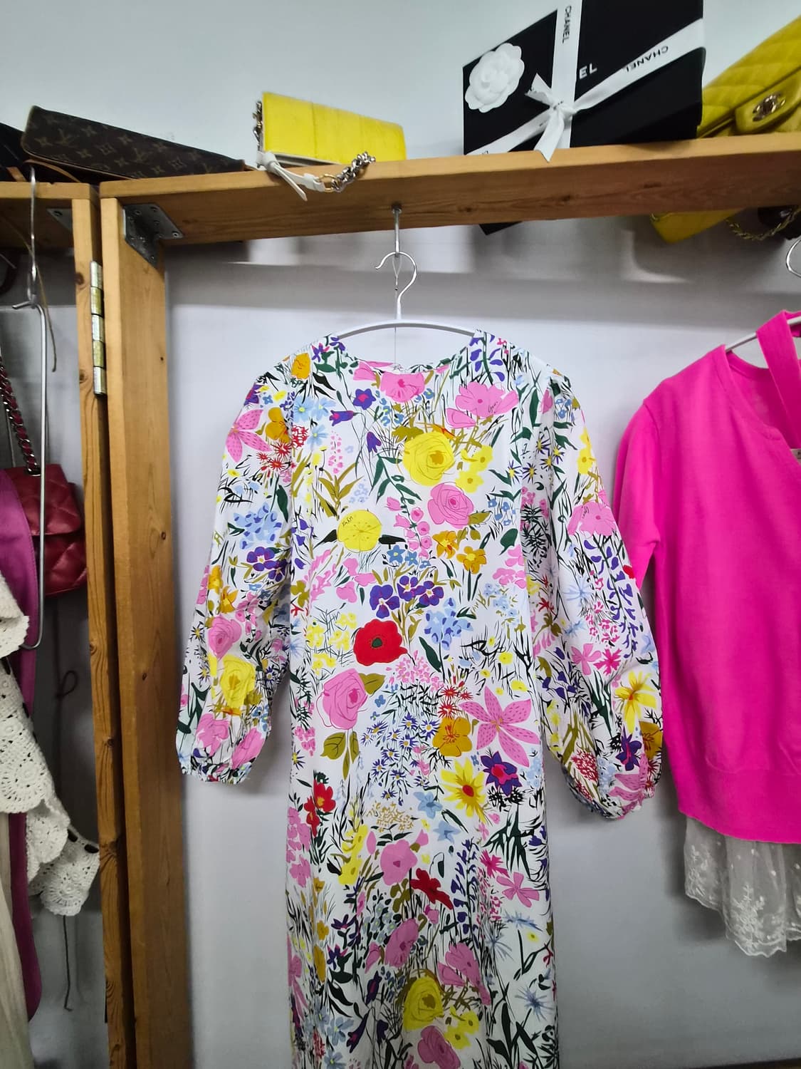 자라 벌룬 플라워 원피스 상품이미지3