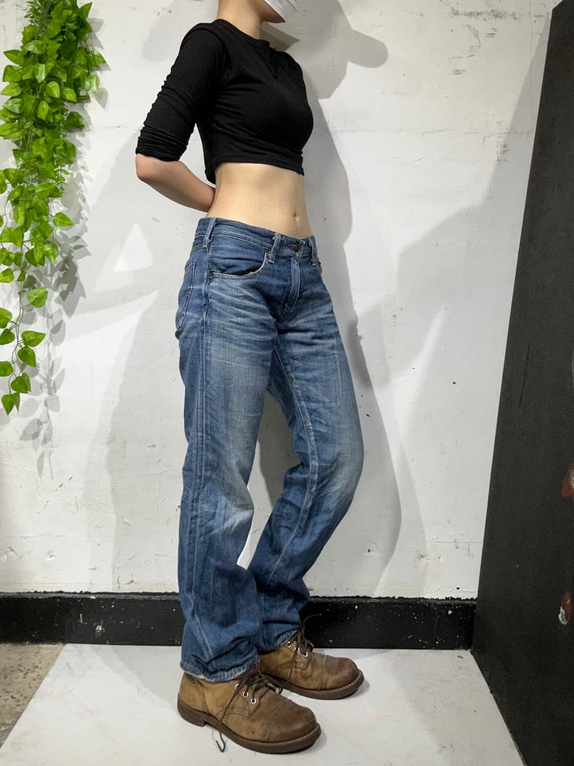 리바이스 중청 워싱 데님 팬츠 28  상품이미지1