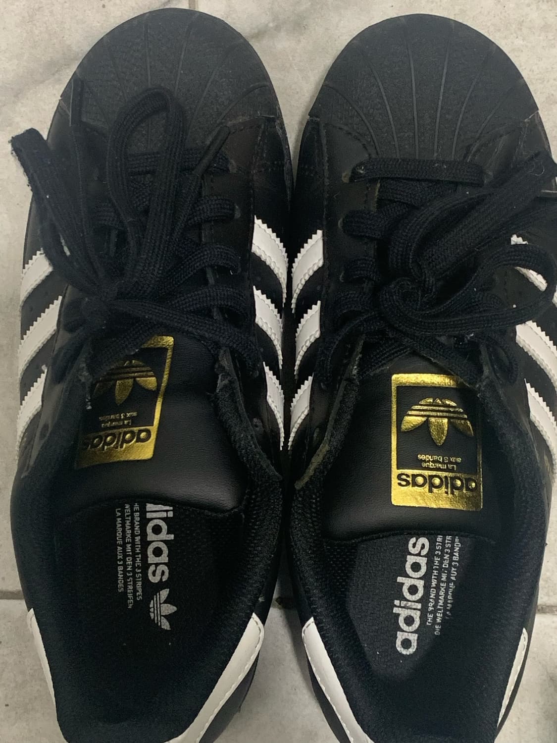 아디다스 슈퍼스타 코어 블랙 화이트 230 상품이미지2