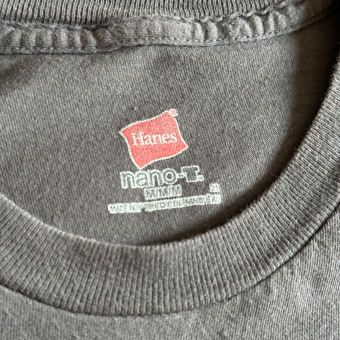 Hanes nano ‘Fishbone’ band 1/2 tee 상품이미지6