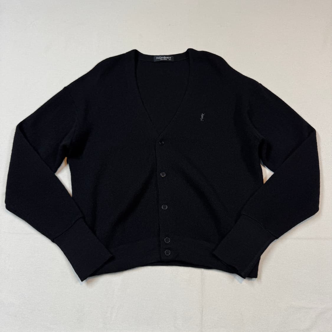 XL) YSL 입생로랑 가디건 블랙 상품이미지1