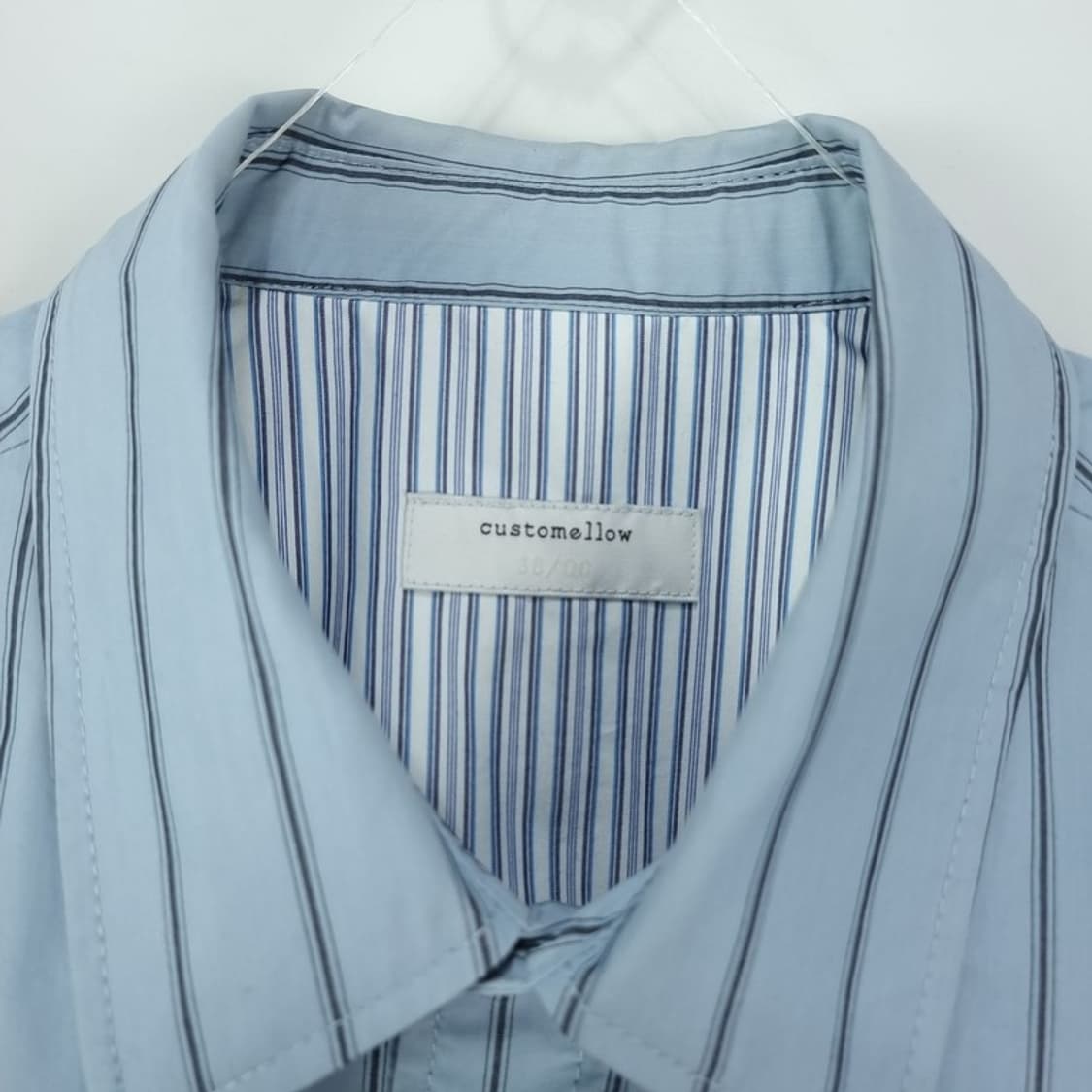 [커스텀멜로우] 더블 레이어드 스트라이프 셔츠 M19944 상품이미지8