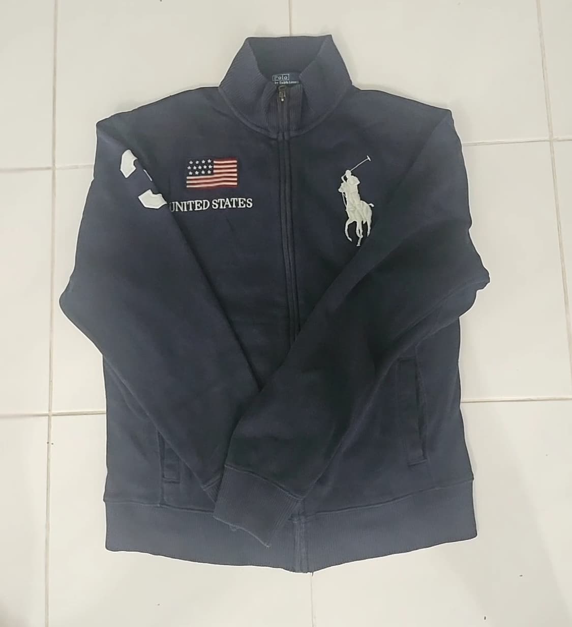 폴로 빅포니 성조기 집업 상품이미지1