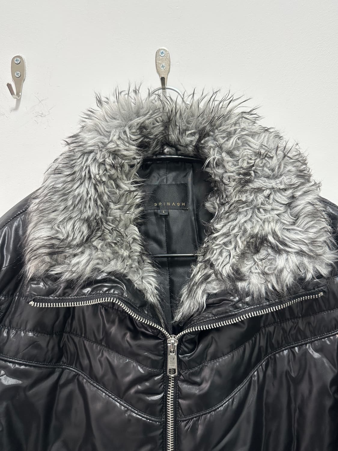 SPINASH 00s trimming fur puffer jacket 상품이미지8