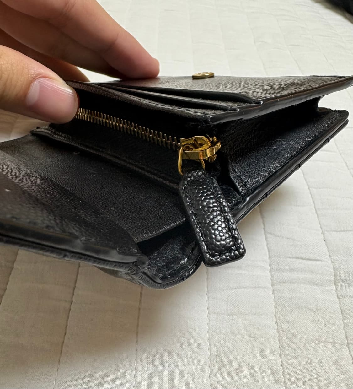 입생로랑 모노그램 마틀라세 반지갑 금장 풀박스 국내정품 상품이미지4