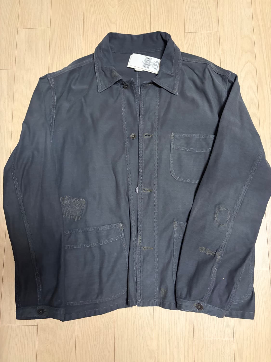 [새제품, L] rrl 리페어 저지 워크자켓 상품이미지1