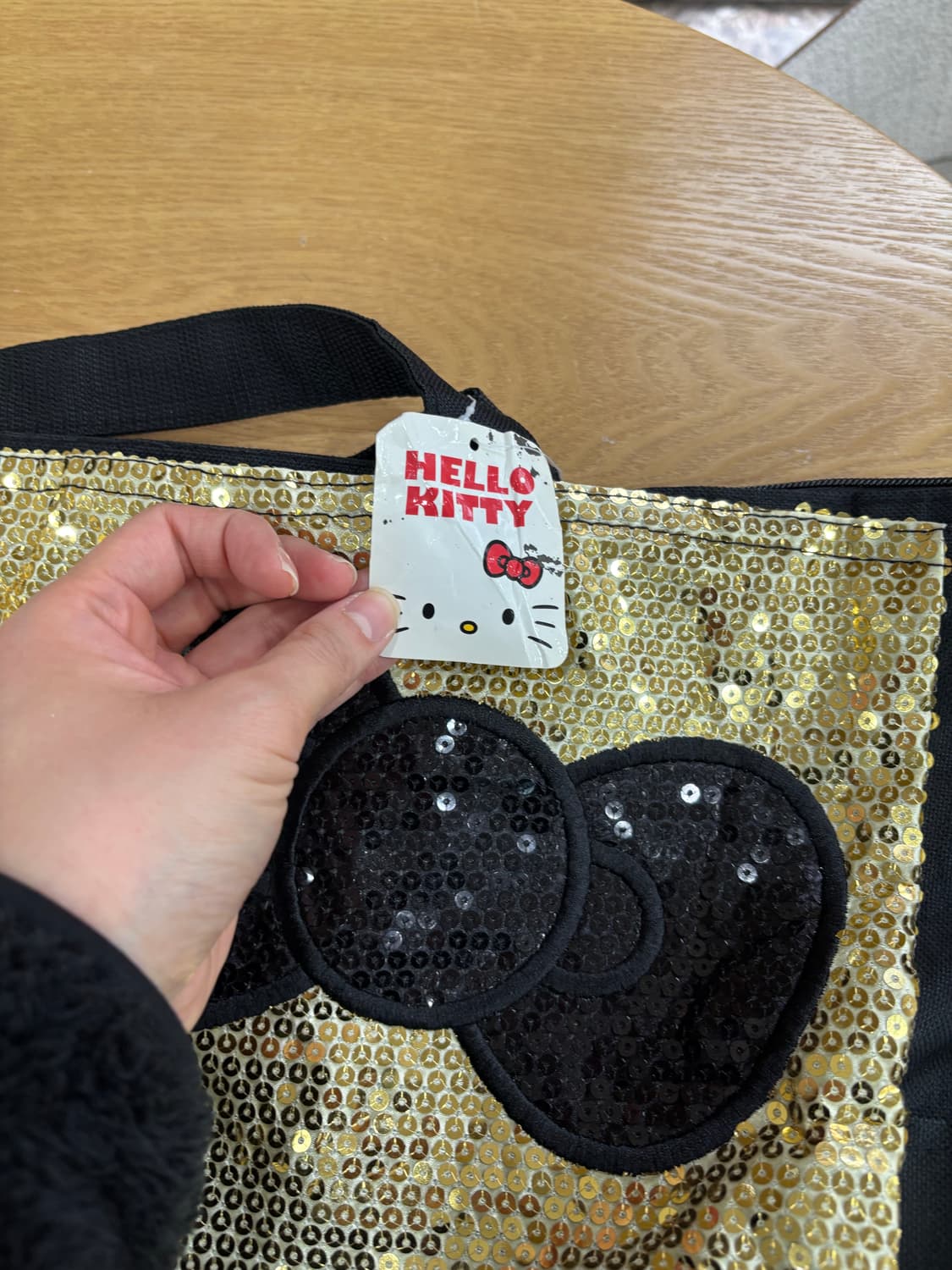 (새상품)헬로키티 금장 갸루 숄더백 가방 상품이미지2
