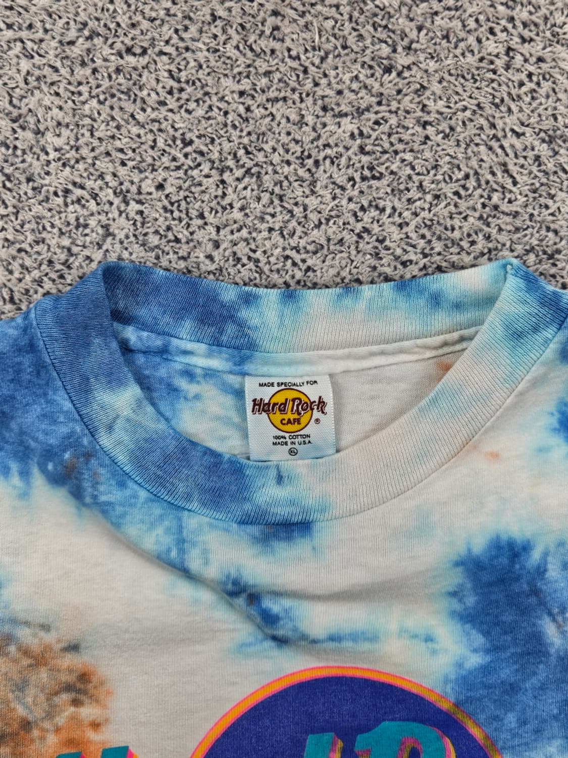 USA 하드락카페 싱글스티치 반팔 티셔츠 다잉커스텀 (XL)/ 11865 상품이미지7