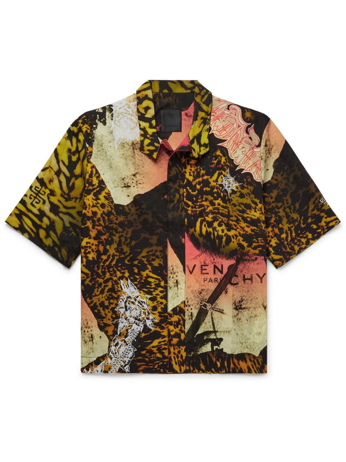 [40] 지방시 포플린 반팔 셔츠 상품이미지1