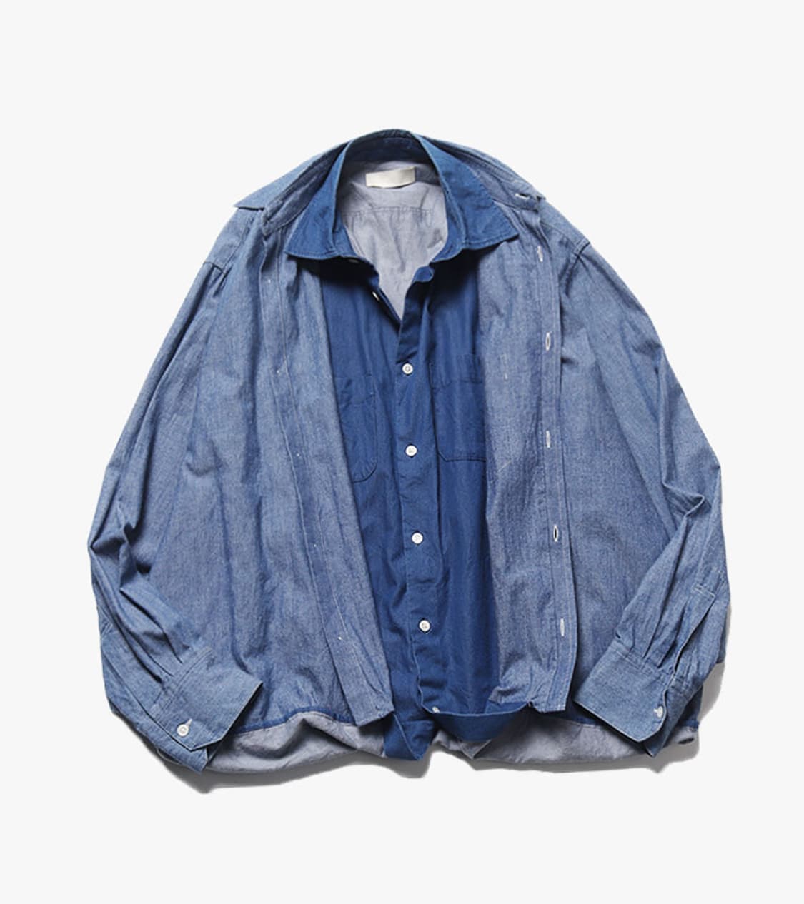 NEON SIGN - SANDWICH DENIM SHIRT 상품이미지1