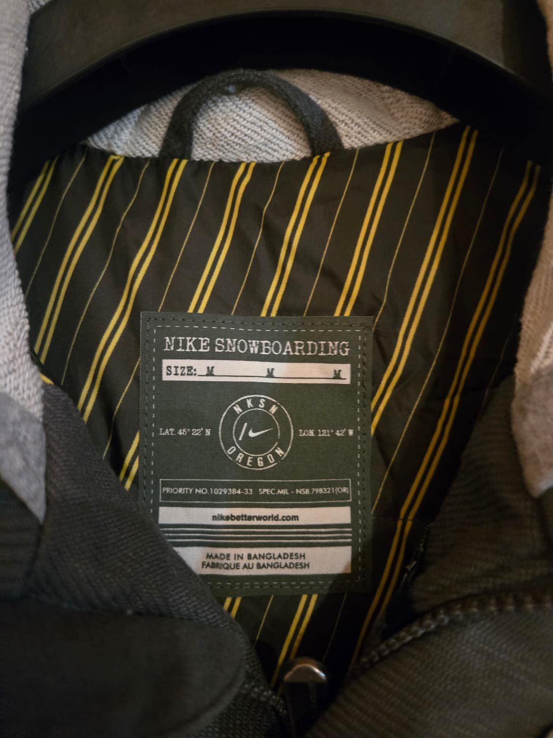 나이키 스노우보딩 바시티 자켓형 보드복 (M사이즈/희귀템) 상품이미지3