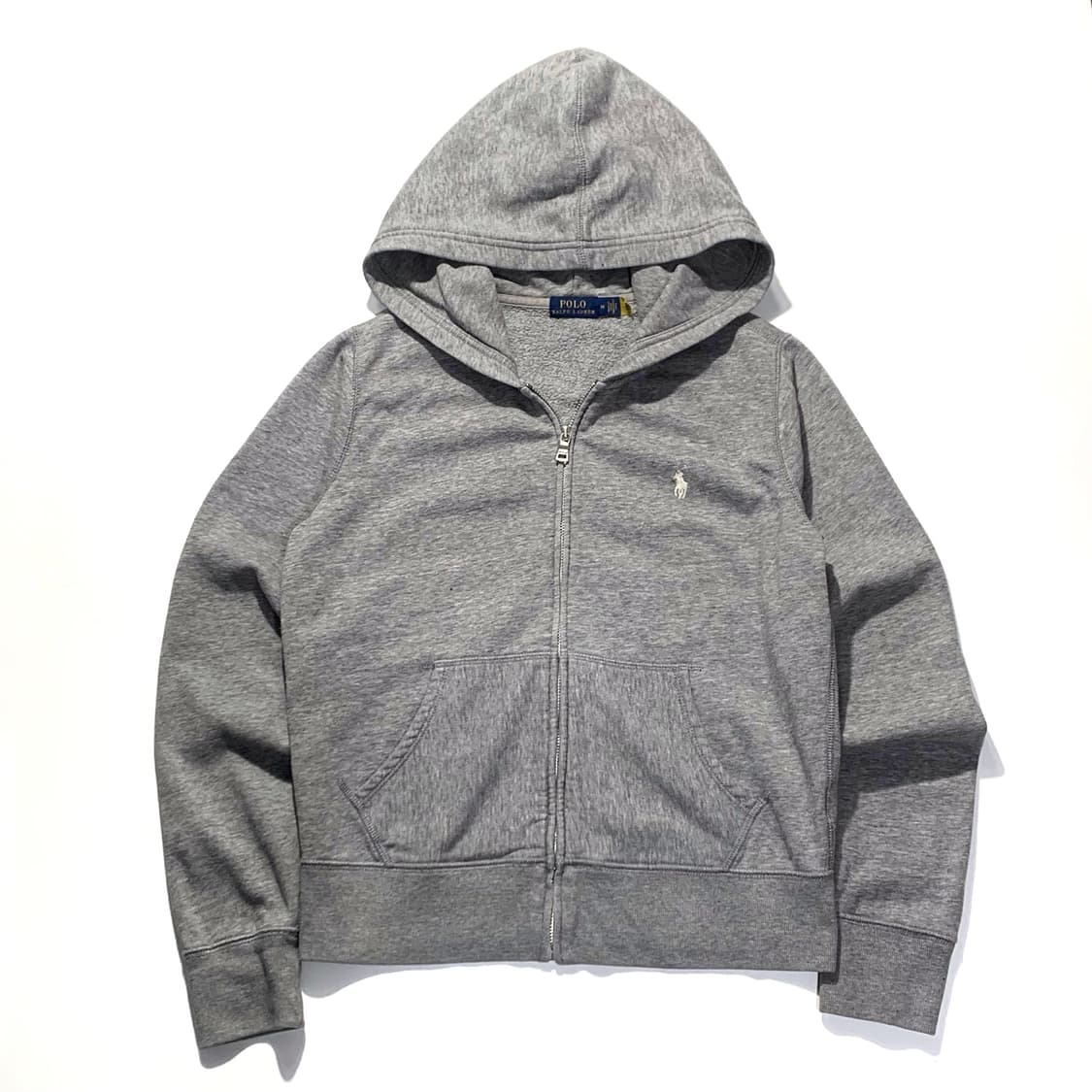 폴로 그레이 우먼스 후드집업 상품이미지1