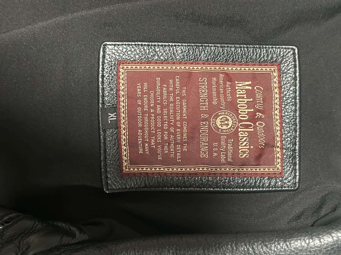 Vintage leather 빈티지 레더 자켓 상품이미지3