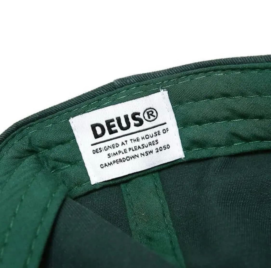 [새상품] 데우스 CLASSIC DAD CAP OLD HOUSE 워크그린 상품이미지6