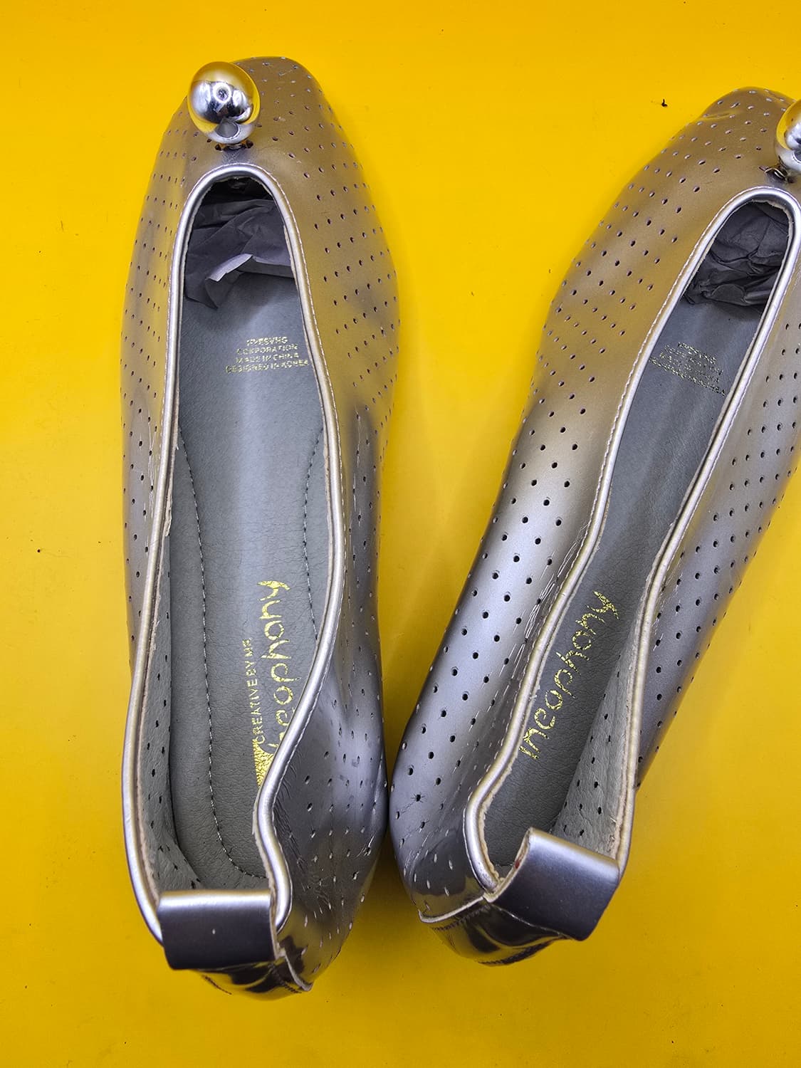 heophony 펀칭 가죽 플랫슈즈 (235) 상품이미지2