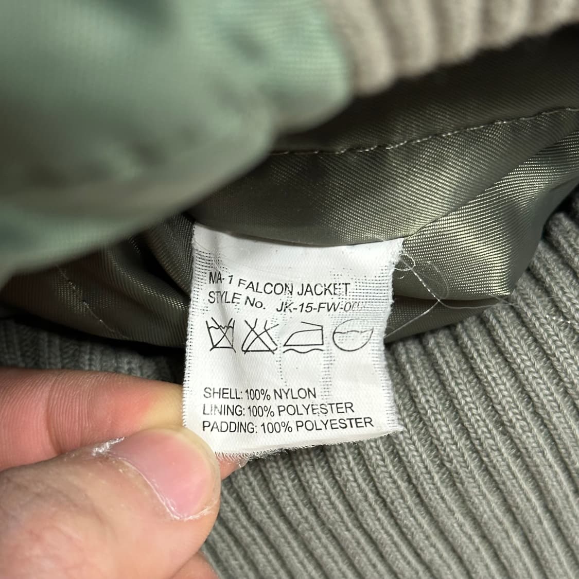 L 엑스스톤 US ARMY 항공점퍼 상품이미지5