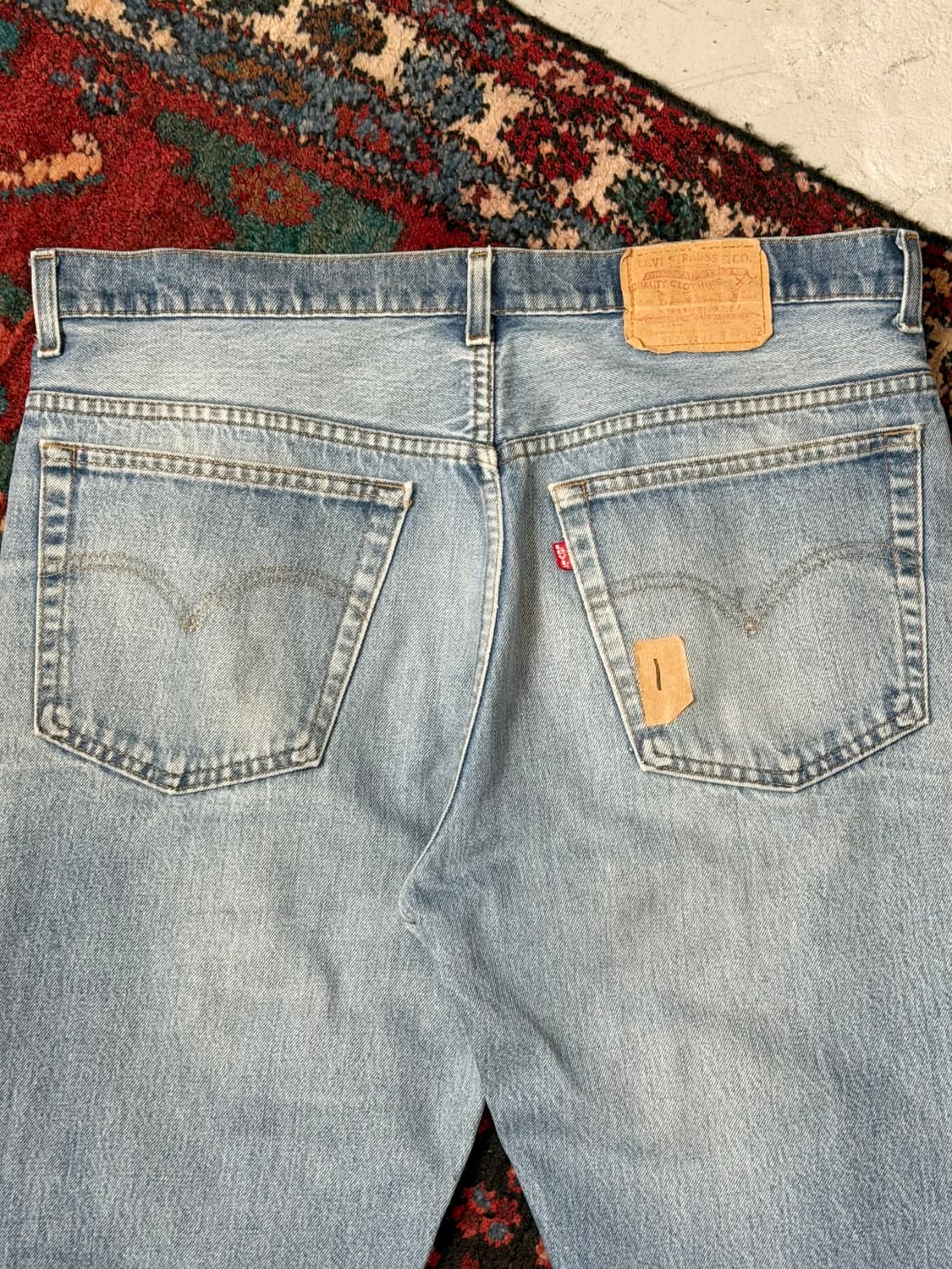 80's USA 빈티지 리바이스 517 오렌지탭 체인스티치 상품이미지6