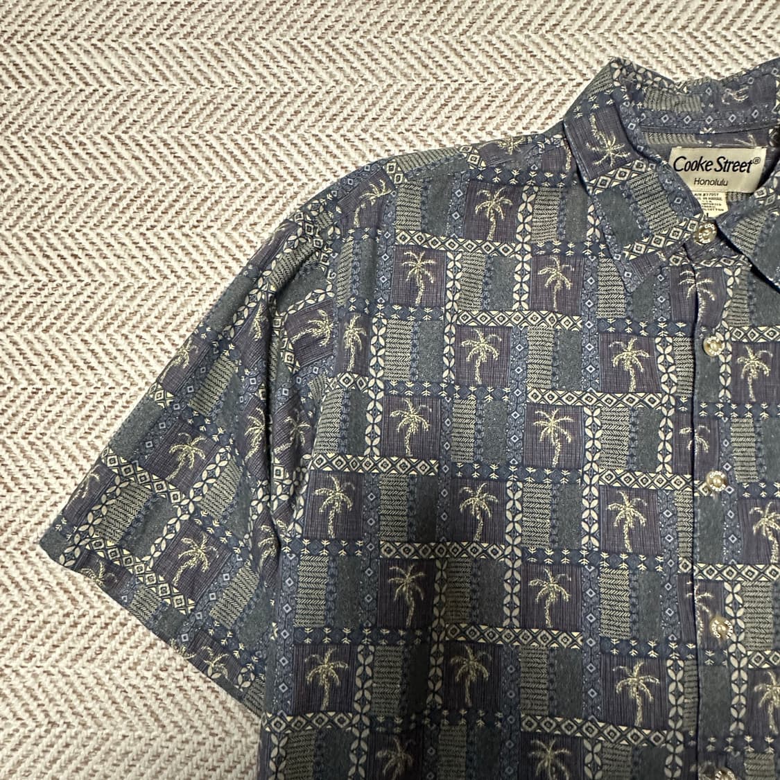 VINTAGE usa made hawaiian shirt 상품이미지3