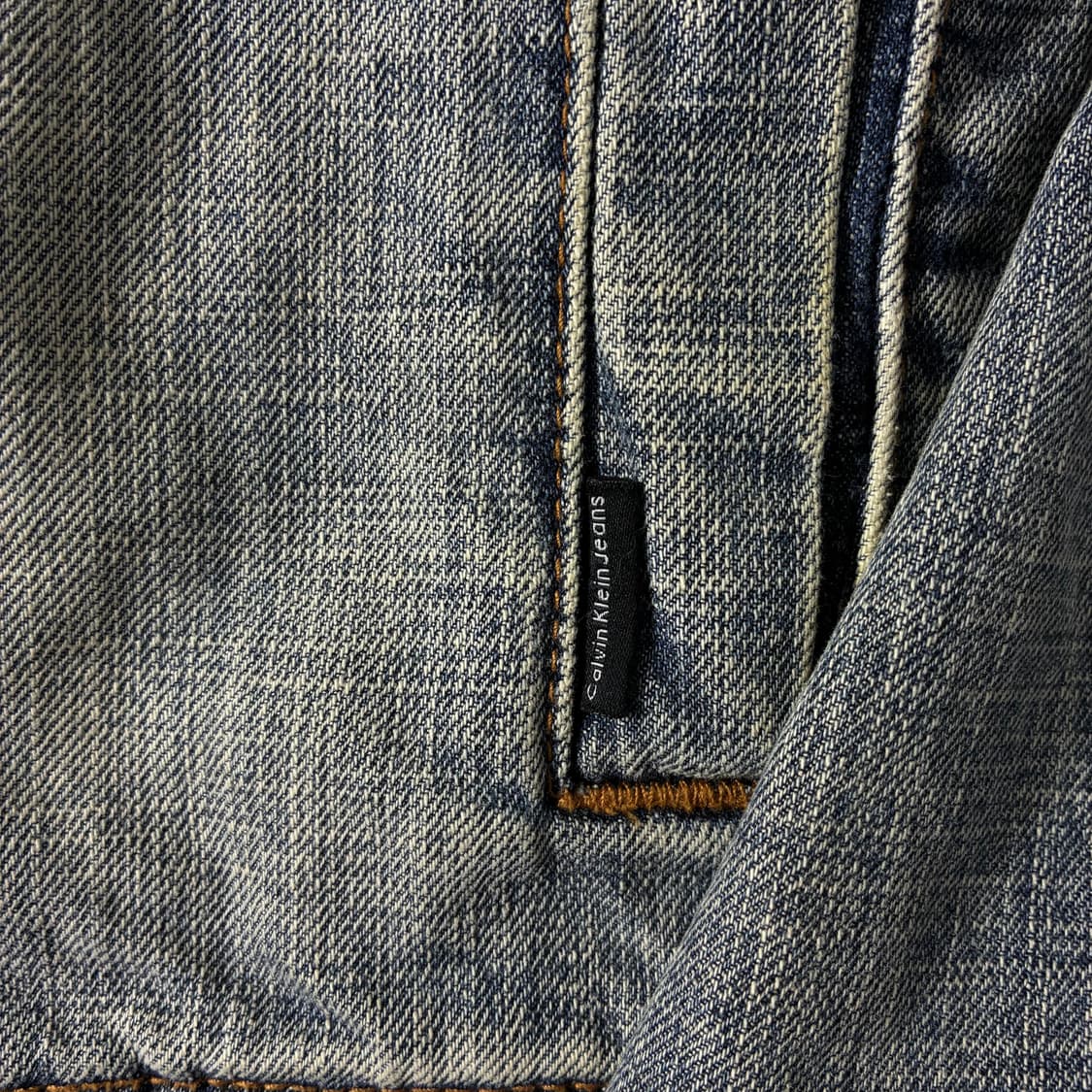 CK 캘빈 클라인 진스 포켓 바이커 트러커 데님 자켓 상품이미지4