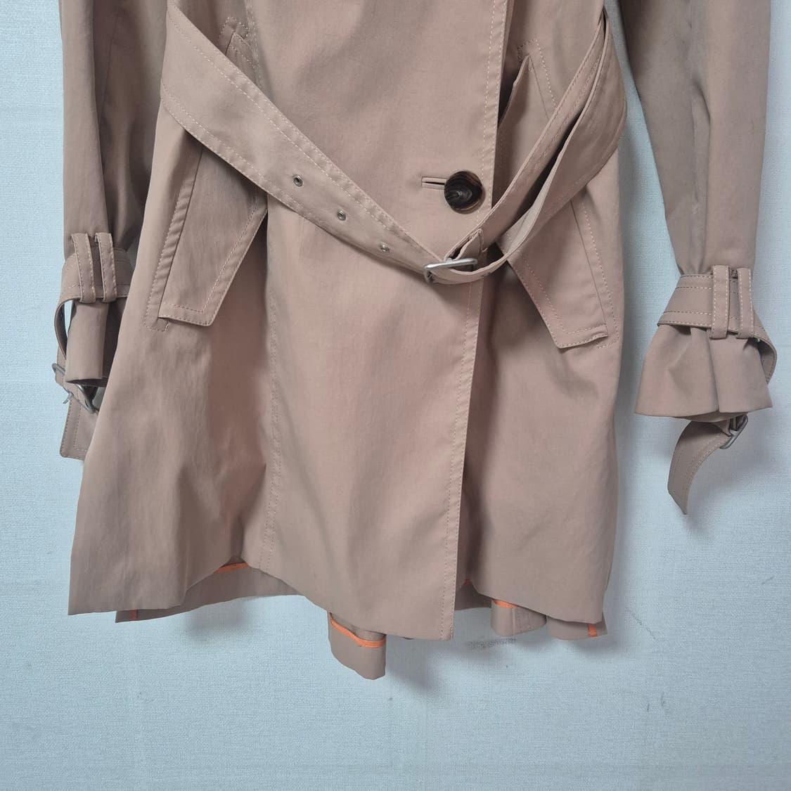 TIME 타임 베이지 트렌치코트82-94-160 상품이미지4