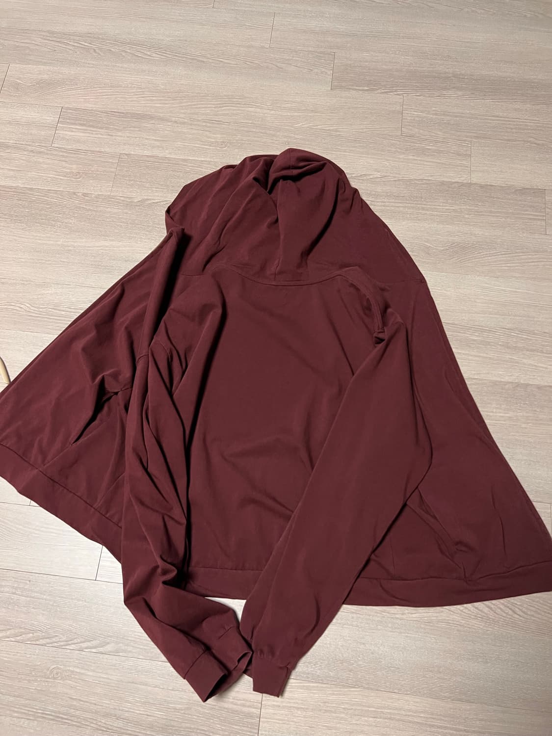 [4] 머듈 라운지 후드 집업 버건디 상품이미지3