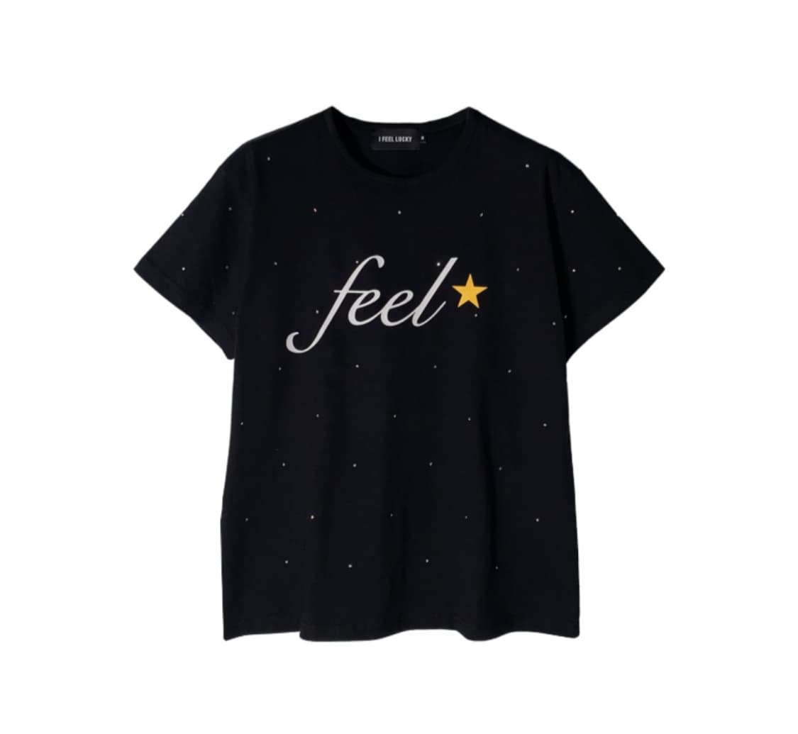 Feel twinkle tshirt black 상품이미지1