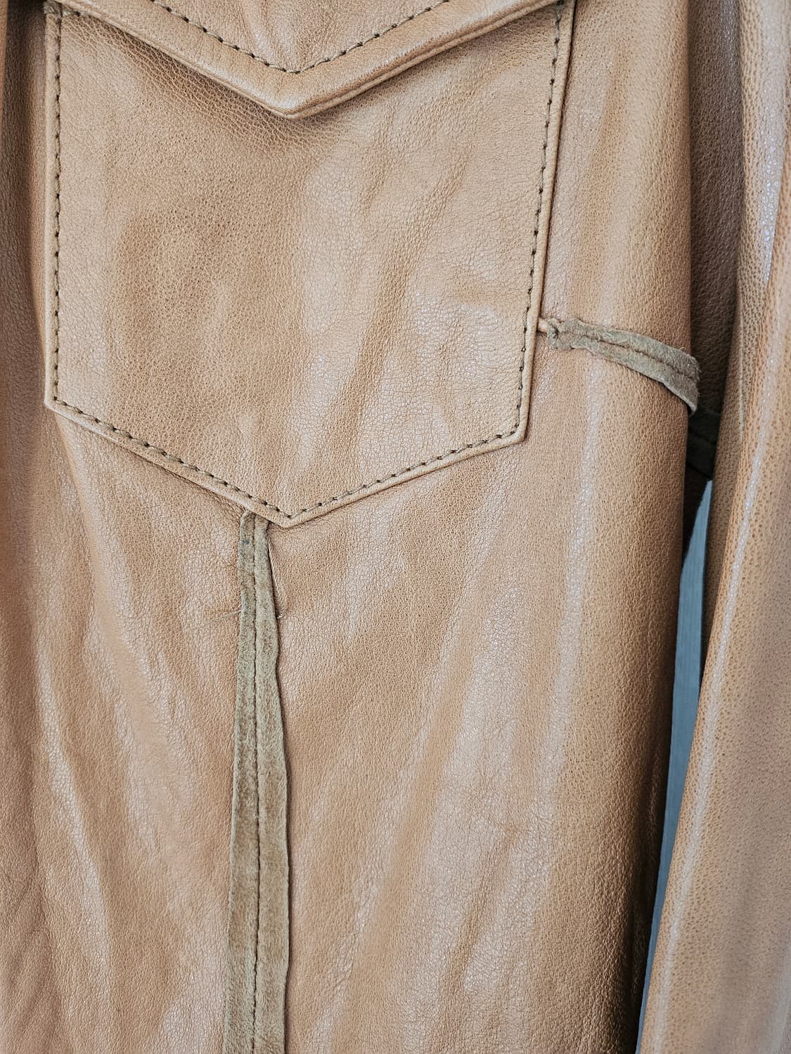 분더샵 양가죽 셔츠형 자켓 상품이미지4