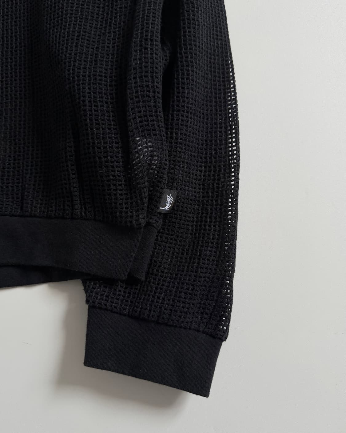Stussy 스투시 코튼 메쉬 롱 슬리브 블랙컬러 상품이미지7