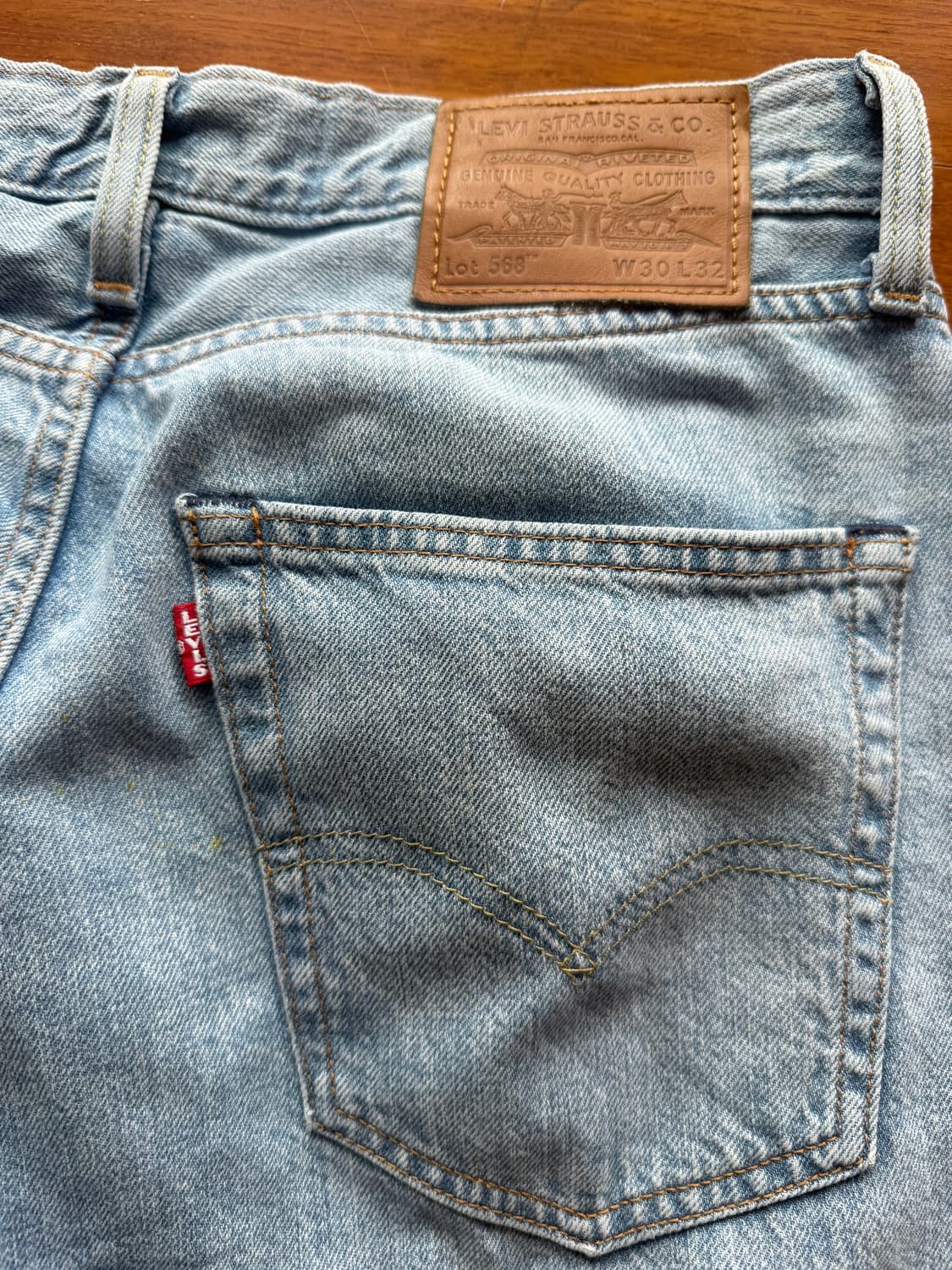 리바이스 568 연청 상품이미지3