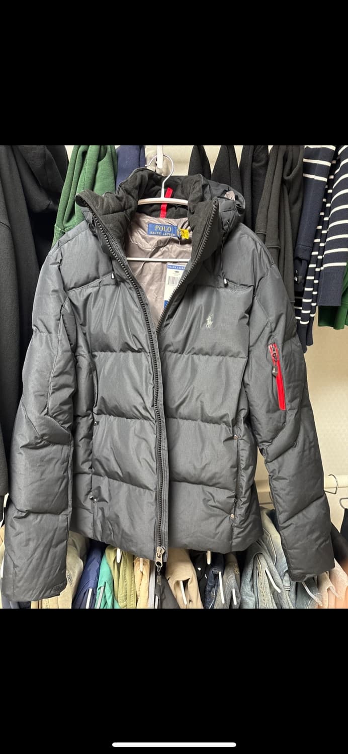 폴로 랄프로렌 남성 패딩 S 블랙 새상품 상품이미지1