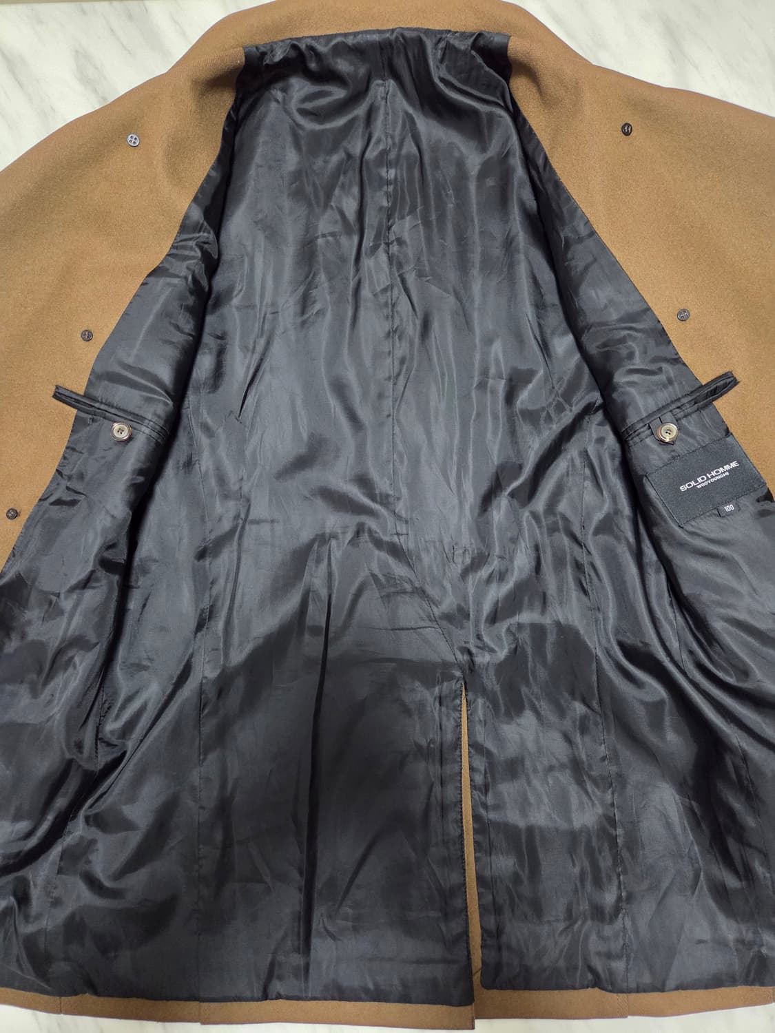 솔리드옴므 우영미 더블 브레스트 코트 상품이미지4