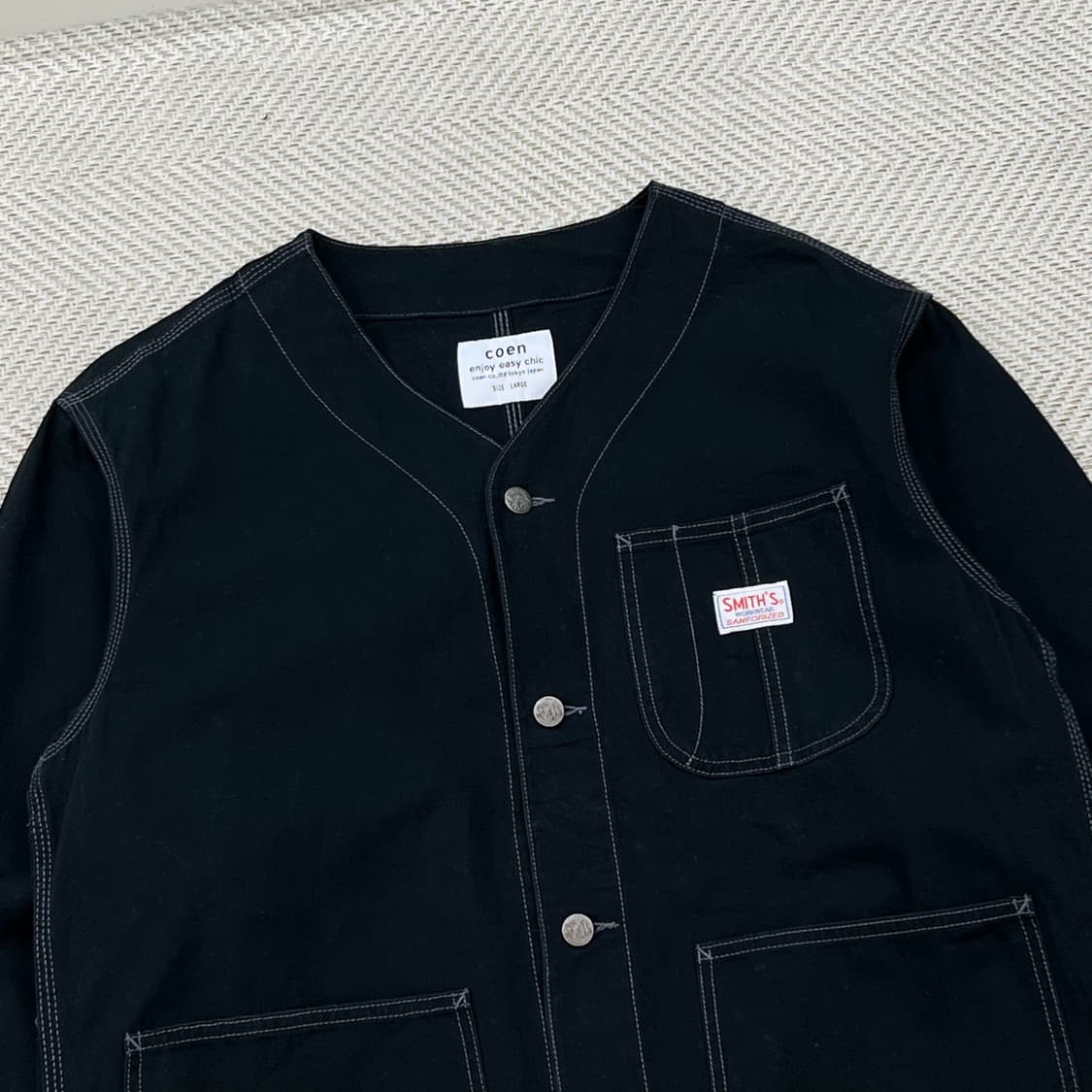 smith's x coen 데님 커버올 자켓 r3521 상품이미지3