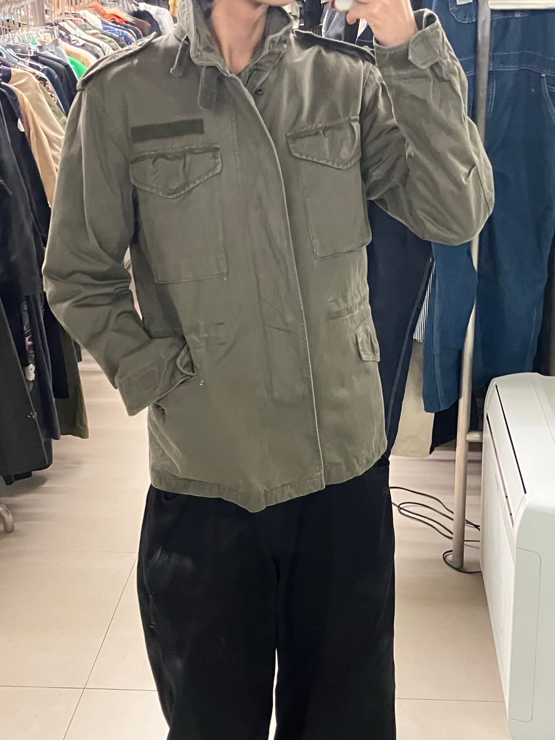 아비렉스 카키 m65 필드 자켓 L 상품이미지8