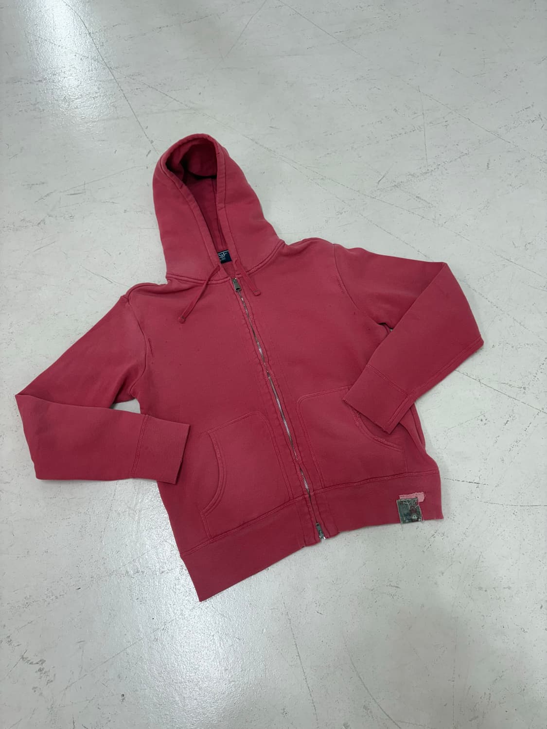 90's polo ralph lauren Fadded Pink Hood 상품이미지1