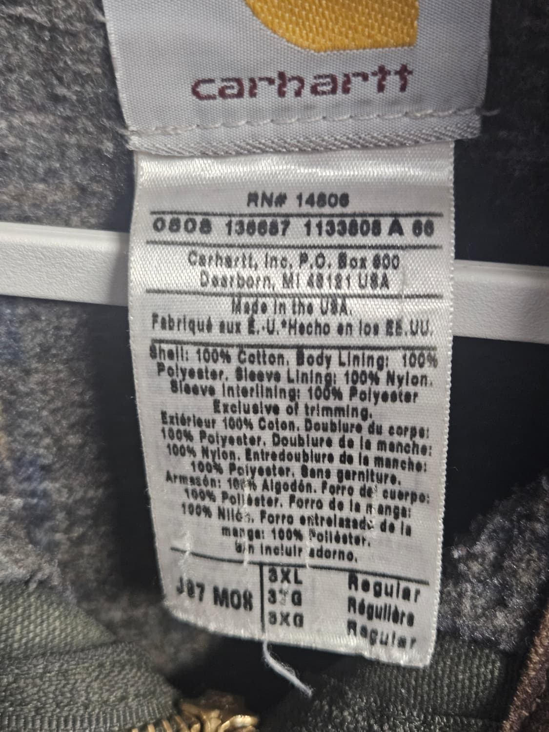 칼하트 J97 디트로이트 모스 그린 상품이미지4