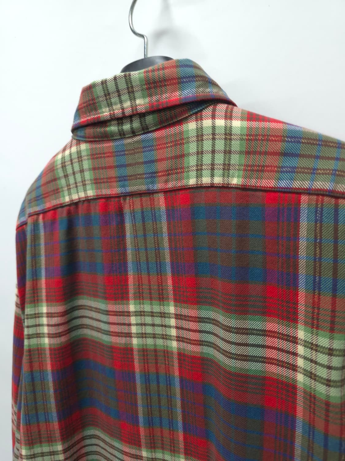 폴로 랄프로렌 에스테이트 클래식핏 체크 플란넬 셔츠(~66반) 상품이미지8